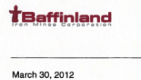 Lien vers: Baffinland Revised 2012 Field Work Plan